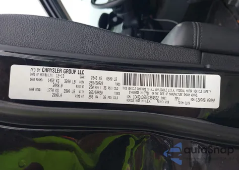 2014 Dodge Durango Limited из США, поврежденный, VIN 1C4RDJDG5EC354532